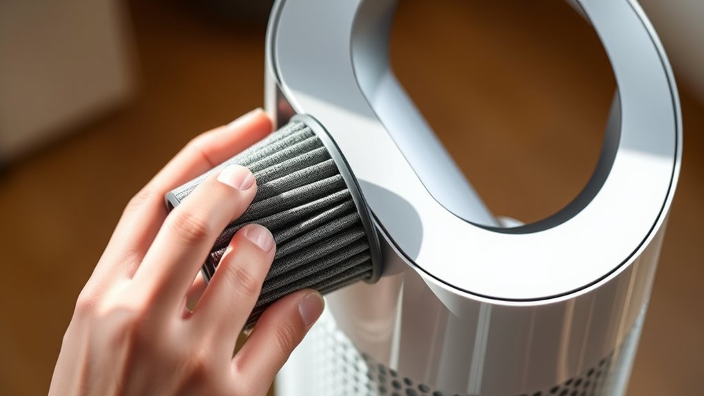 replace dyson air purifier filter