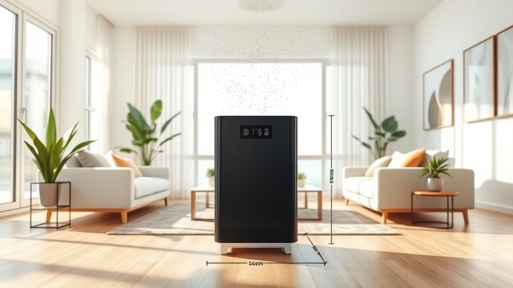 room size and purifier performance
