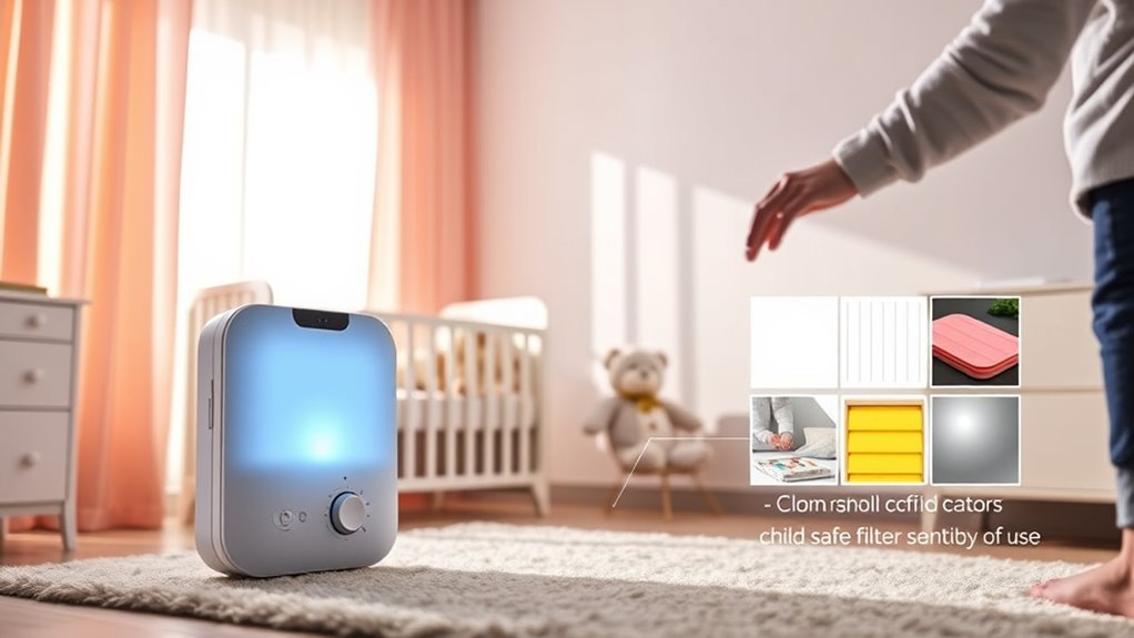 safe quiet allergen filtering device