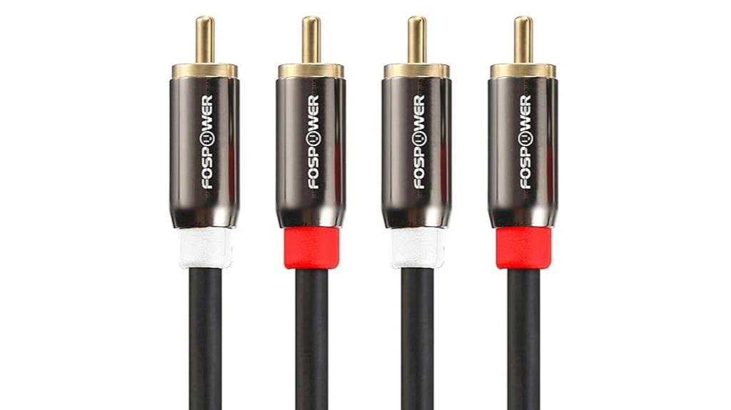 stereo audio cable 2 rca