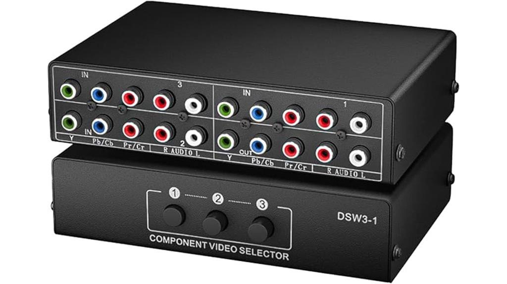 three in one av switch