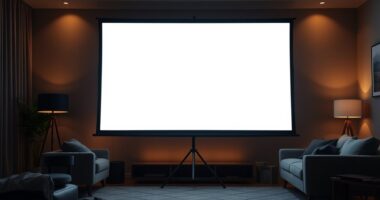 top projector screen stands