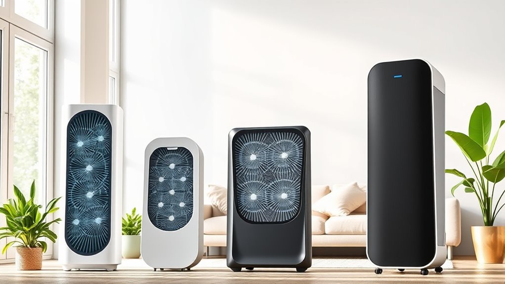 top washable filter air purifiers