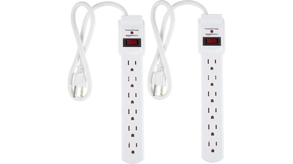 two pack surge protectors