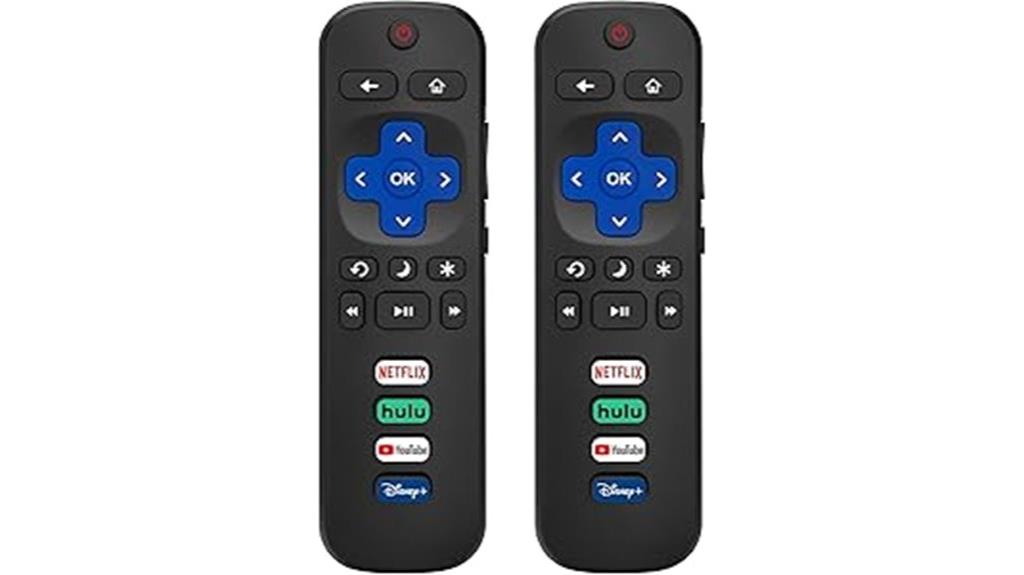 two roku tv remotes
