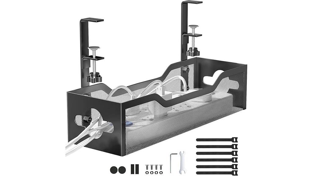 under desk clamp tray