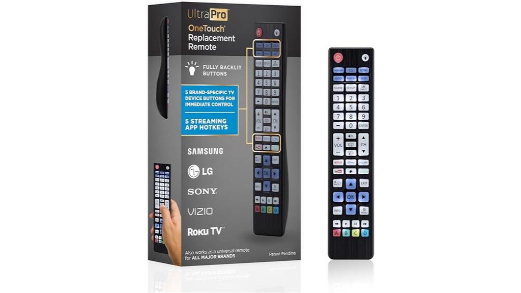 universal backlit tv remote