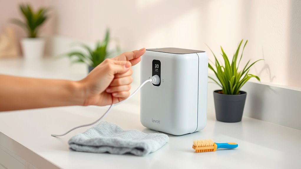 unplug inspect prepare clean