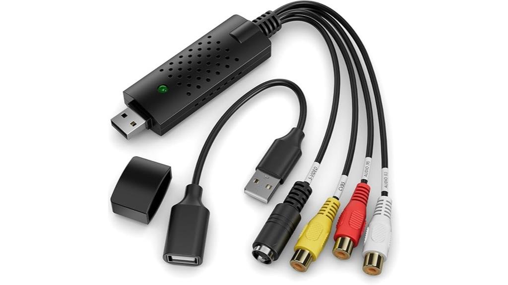 vhs rca usb converter
