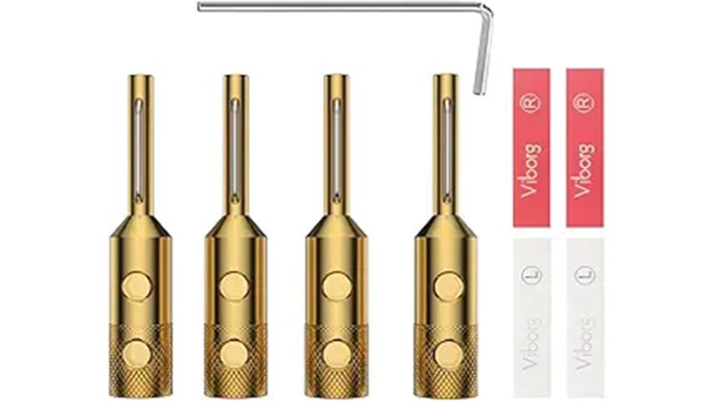 viborg 4x speaker connectors