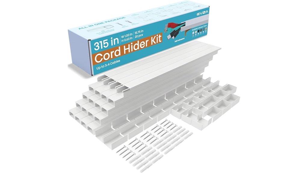 wall mounted cord concealer