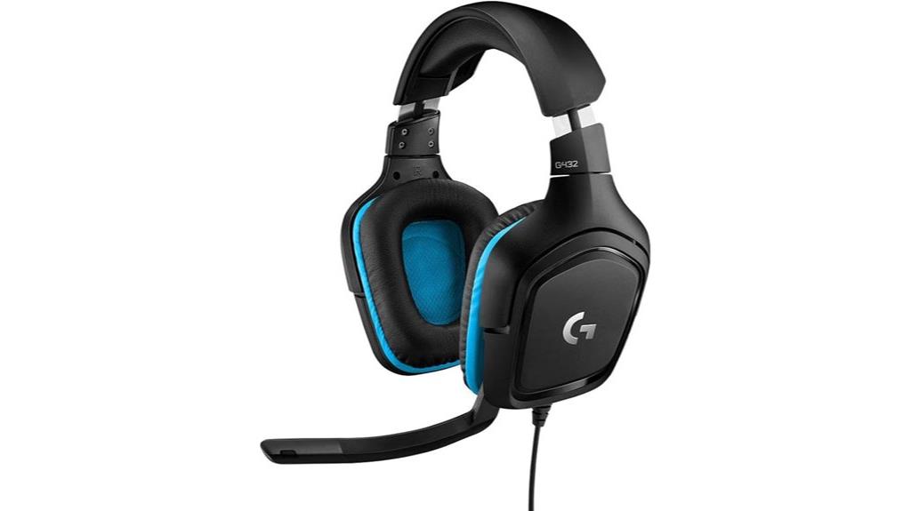 wired logitech g432 headset