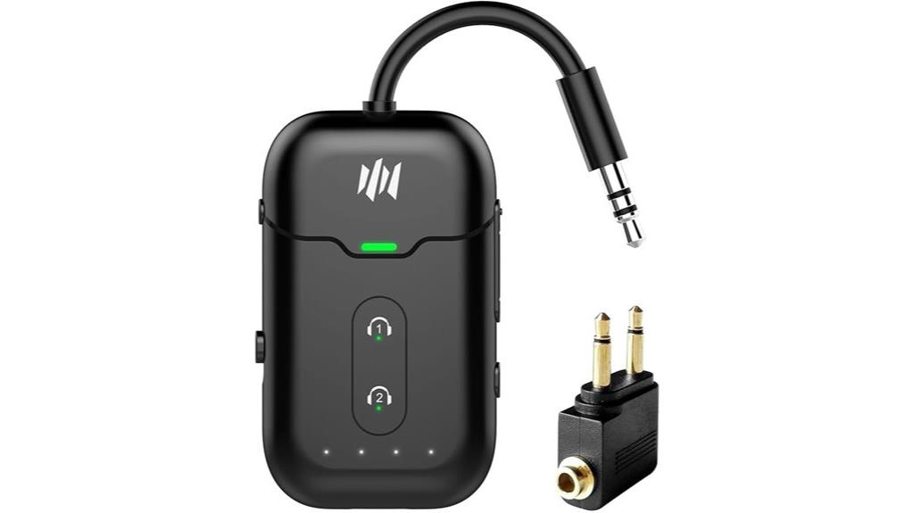 wireless airplane audio transmitter