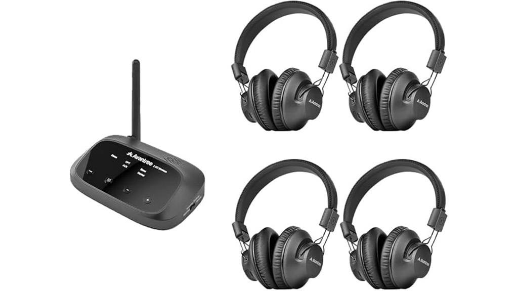 wireless group listening headphones