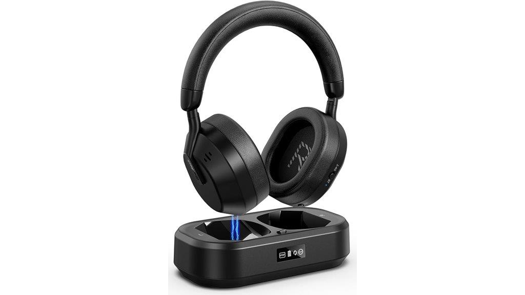 wireless headphones with led