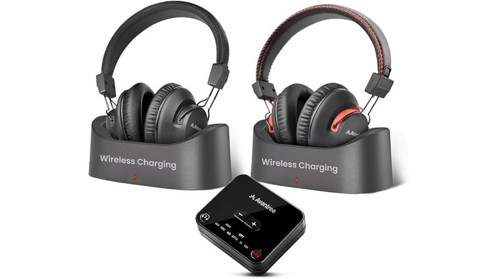 wireless headphones with transmitter