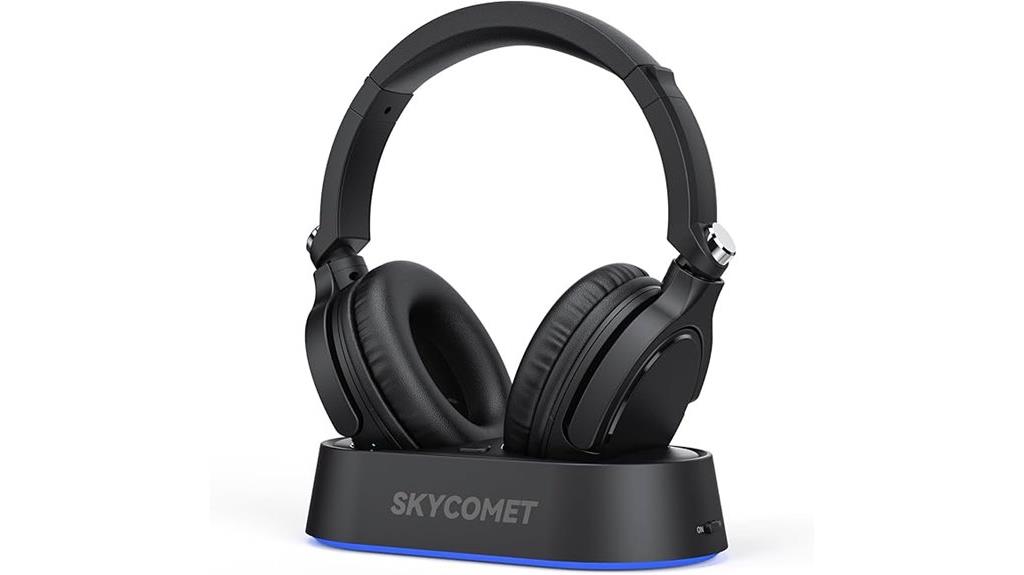 wireless tv headphone set