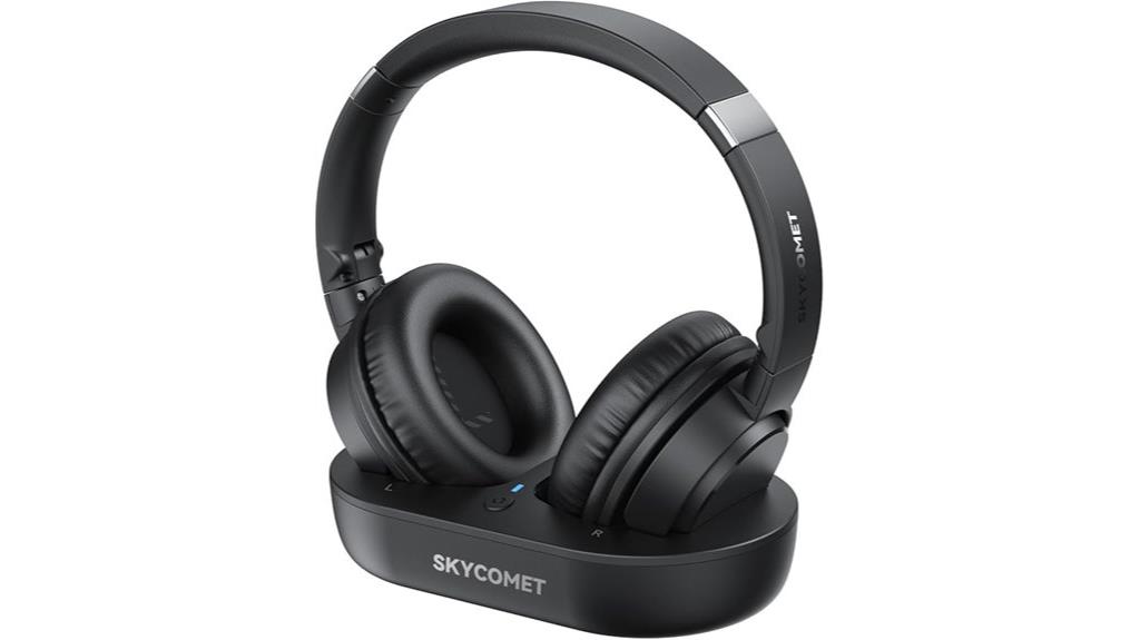 wireless tv headphone set