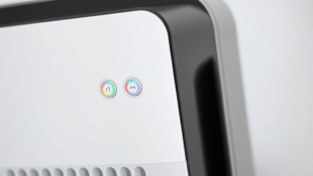 child safe purifier button design