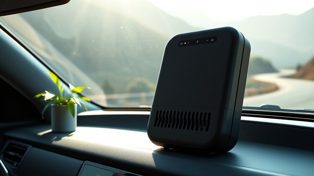 maintain clean air during trips
