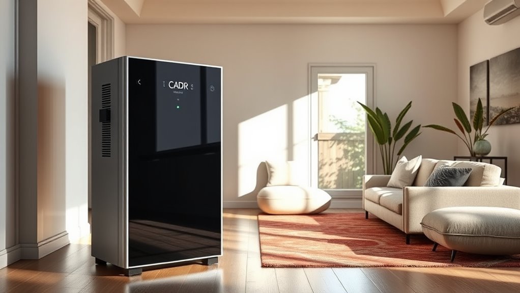 optimal cadr for room