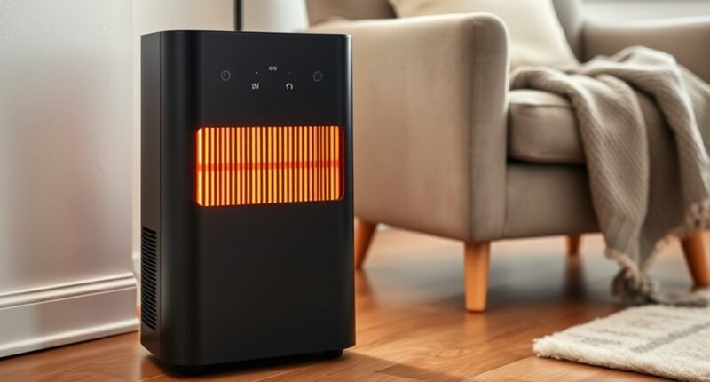purifier causes slight heating