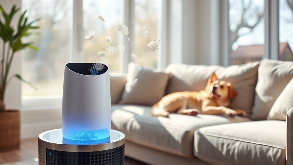 purifiers reduce pet dander