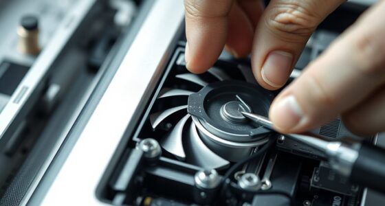 secure fan assembly tightly