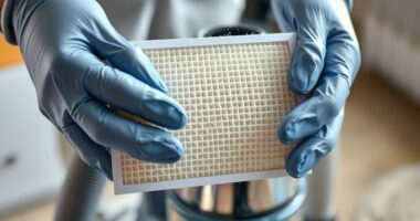 vacuuming hepa filters safely