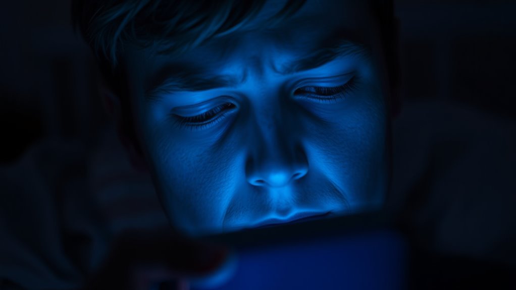 blue light delays sleep
