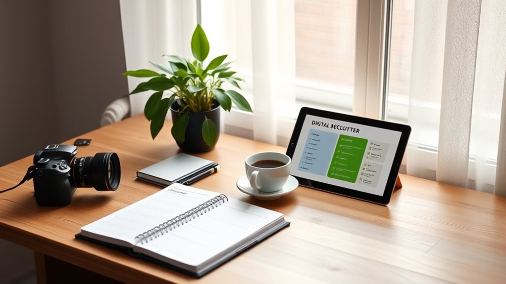 maintain digital organization habits