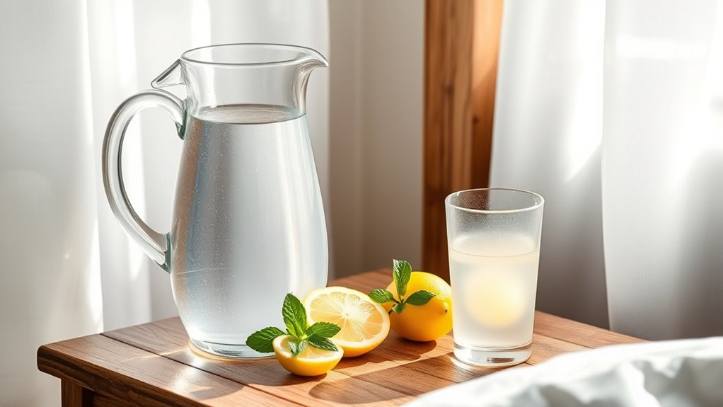 start mornings with infused water