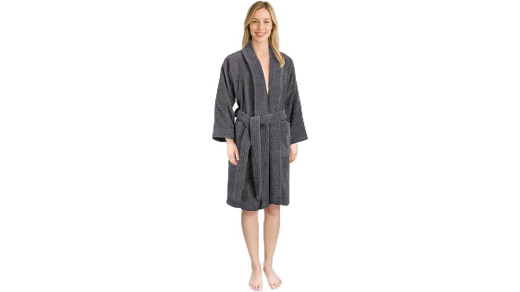 100 cotton terry bathrobe