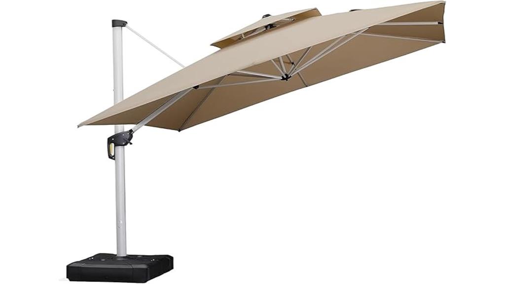 12 foot double top umbrella