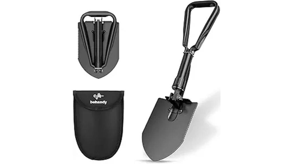 18 5 inch folding camping shovel