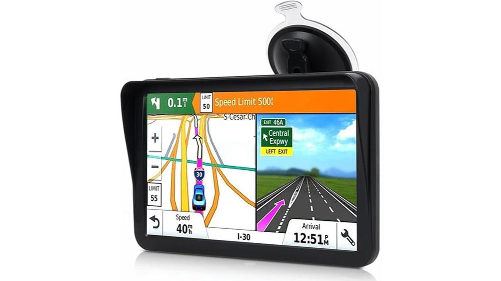 2025 maps touchscreen navigation