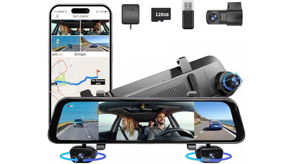 2025 mirror camera 128gb storage