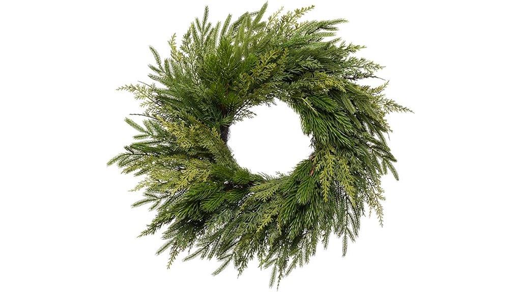 24 inch christmas door wreath