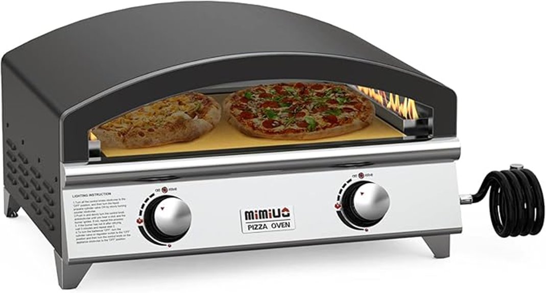 25 inch outdoor pizza oven