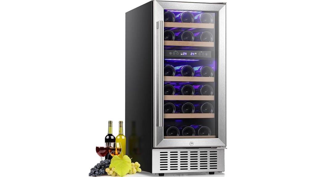 28 bottle dual zone cooler
