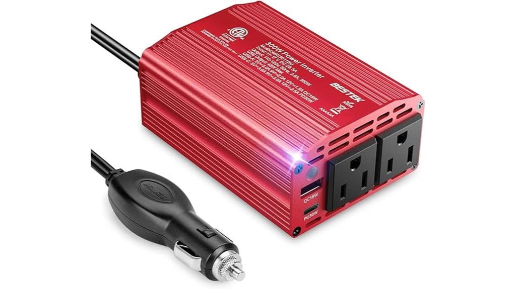 300w car inverter usb c