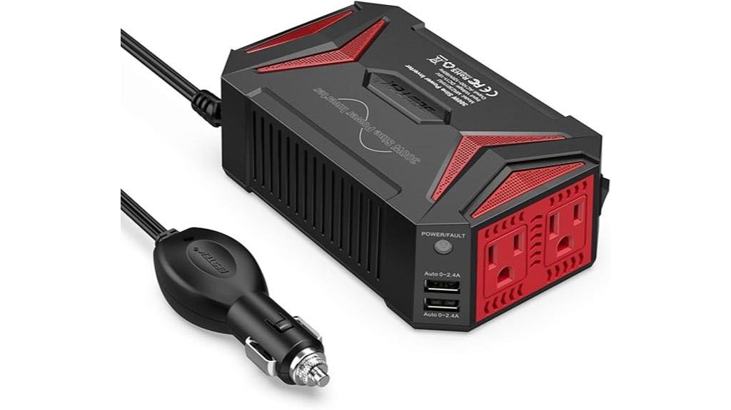300w car inverter with usb