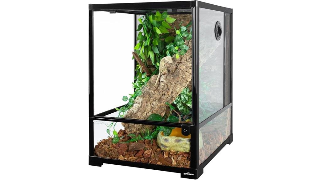 30 gallon glass reptile terrarium