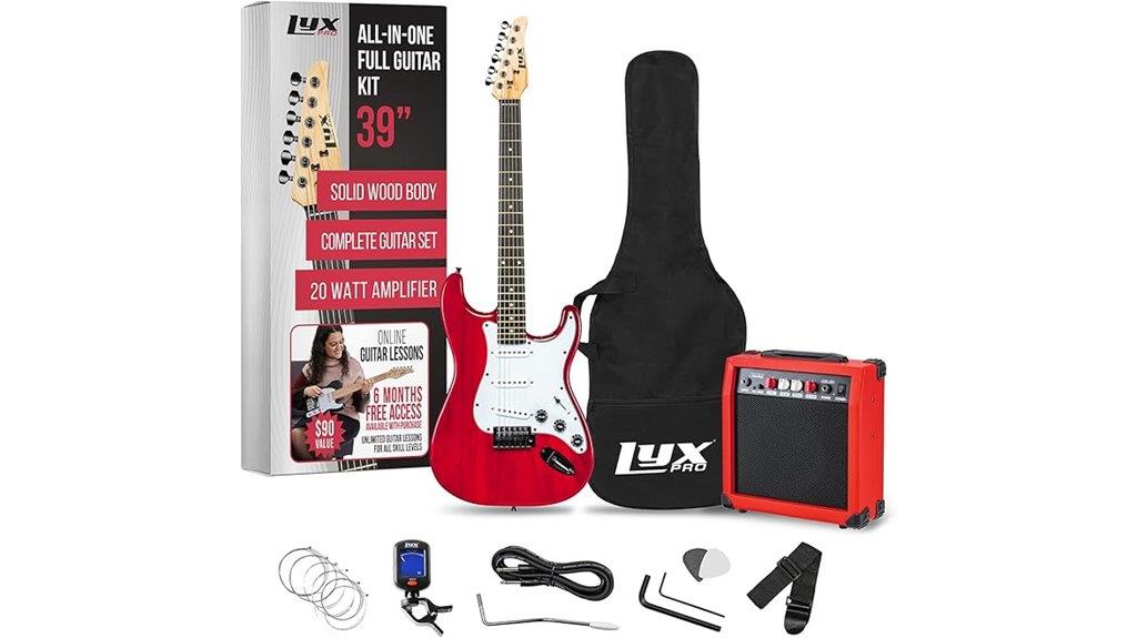 39 inch electric guitar bundle