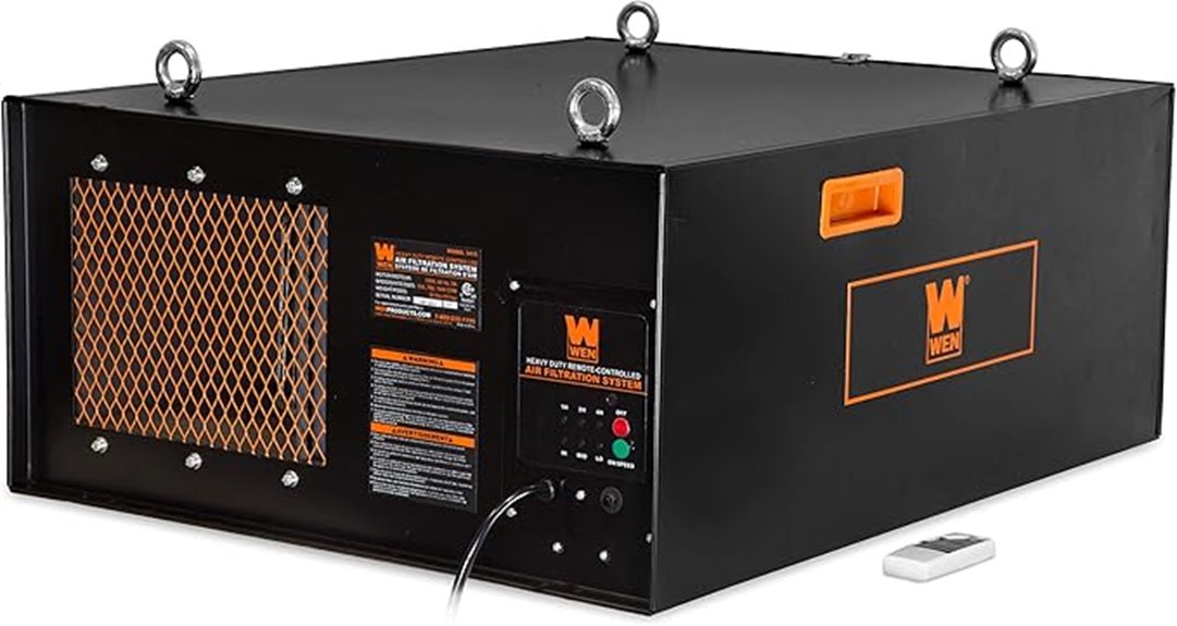 3 speed remote air filtration