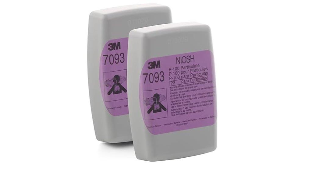 3m p100 filter pair