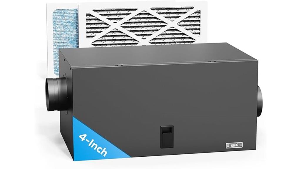 4 inch filter box fan