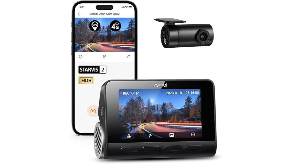 4k dual camera night vision