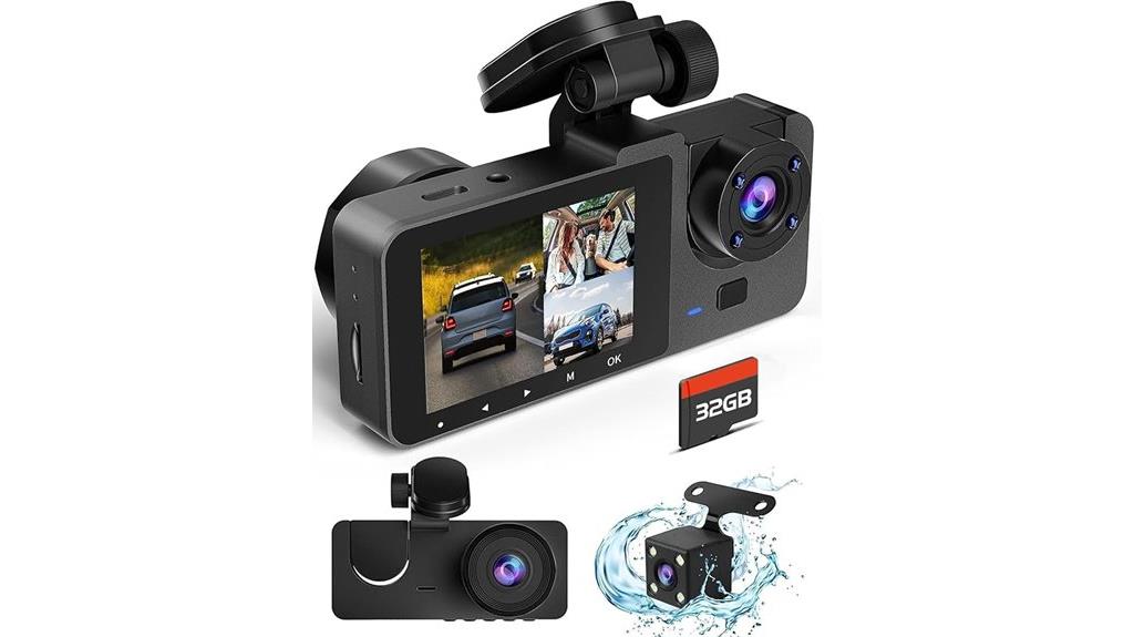 4k front and rear recording