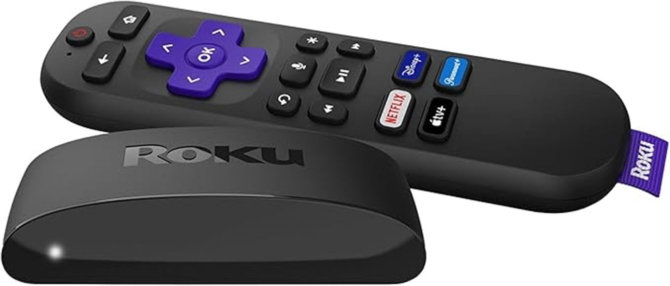 4k streaming device with remote